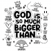 GOD IS MORE GREATER PILLOW